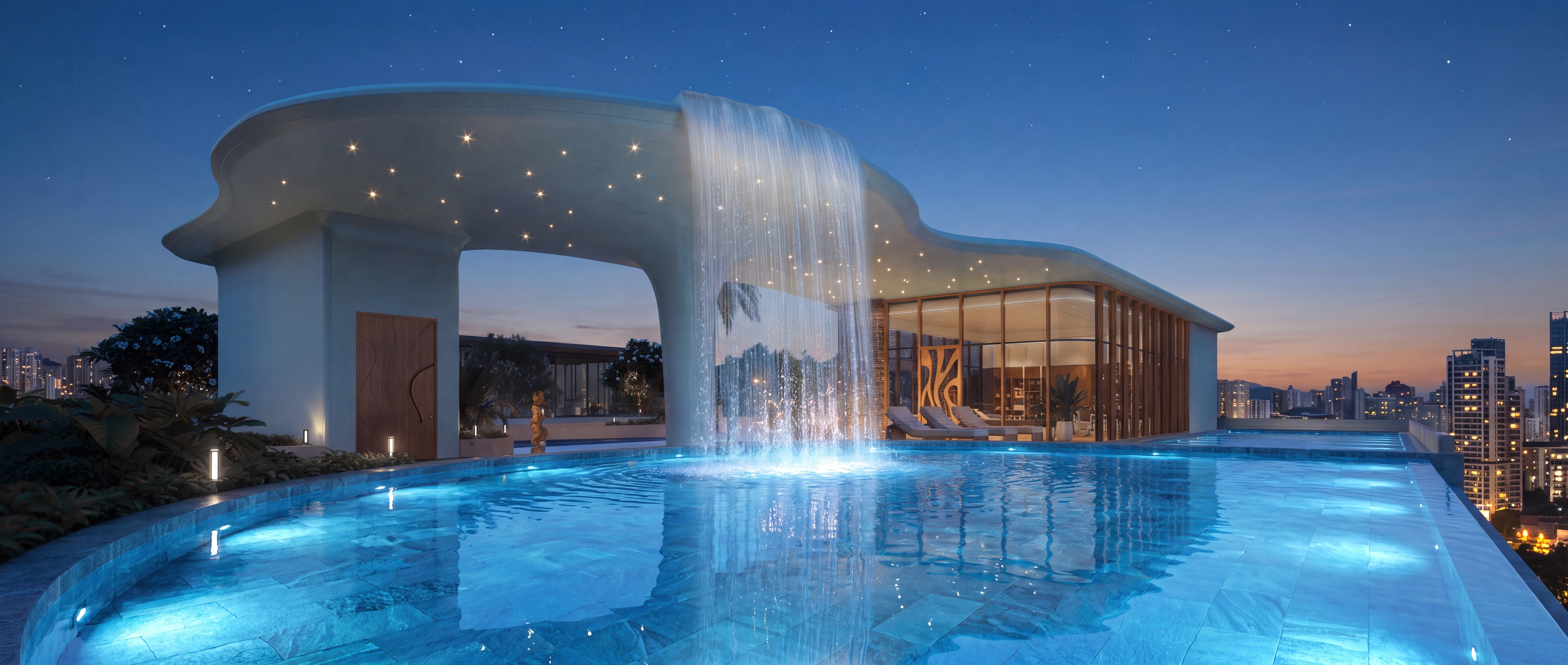 Celestial Rooftop Pool