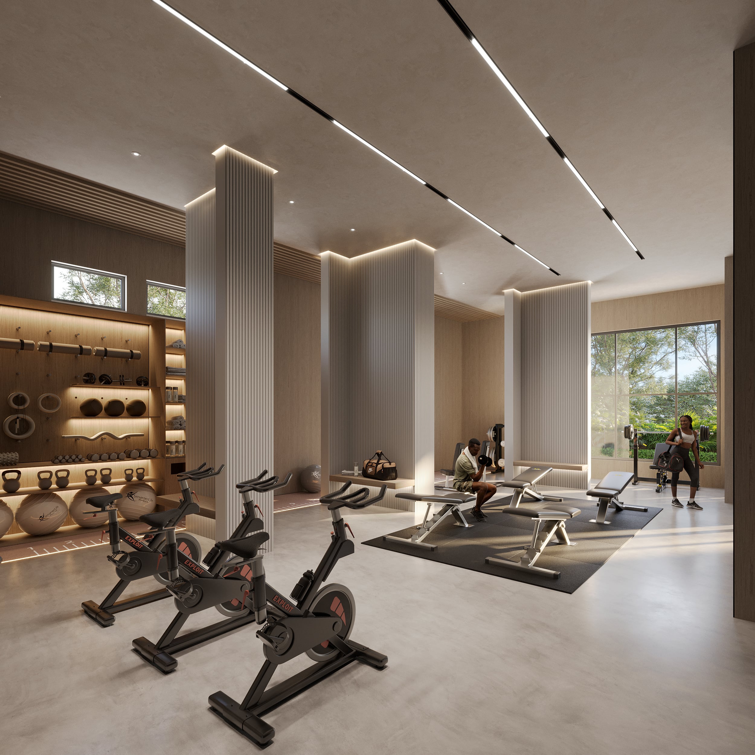 Fully Equipped Gym